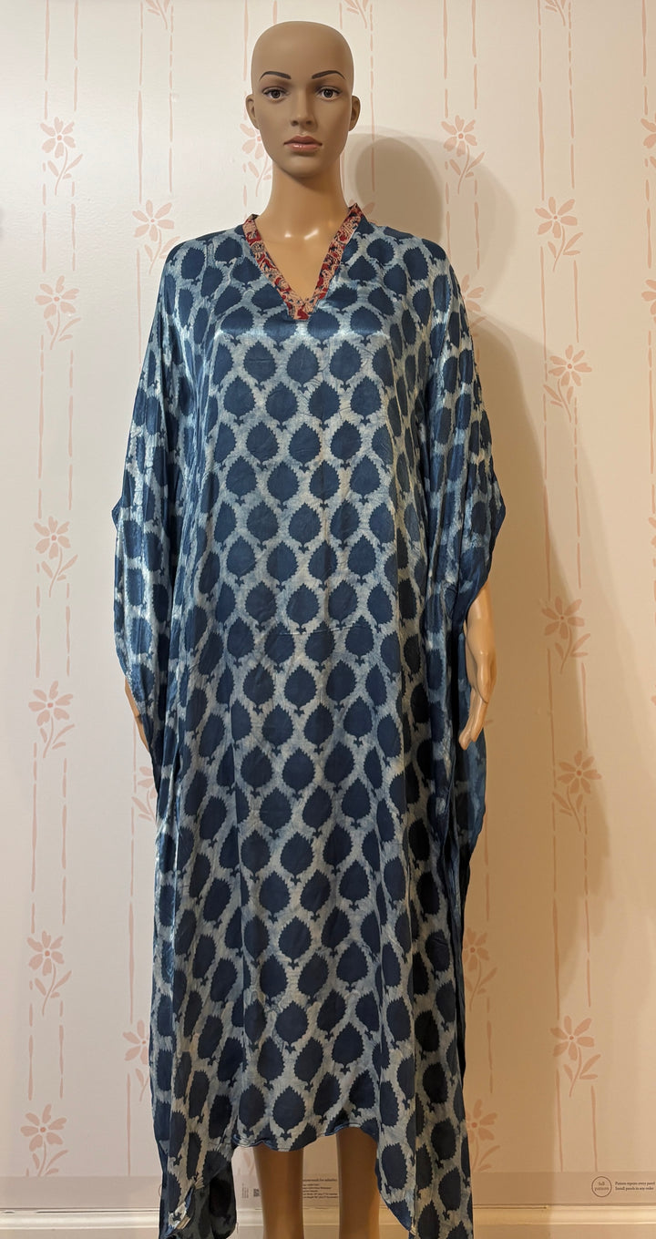 Modal silk Kaftan dress
