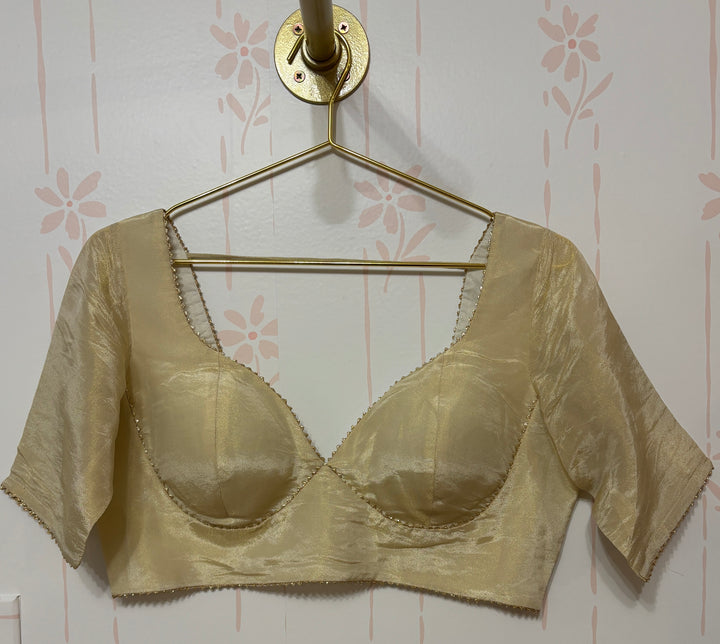 Off white Zari blouse