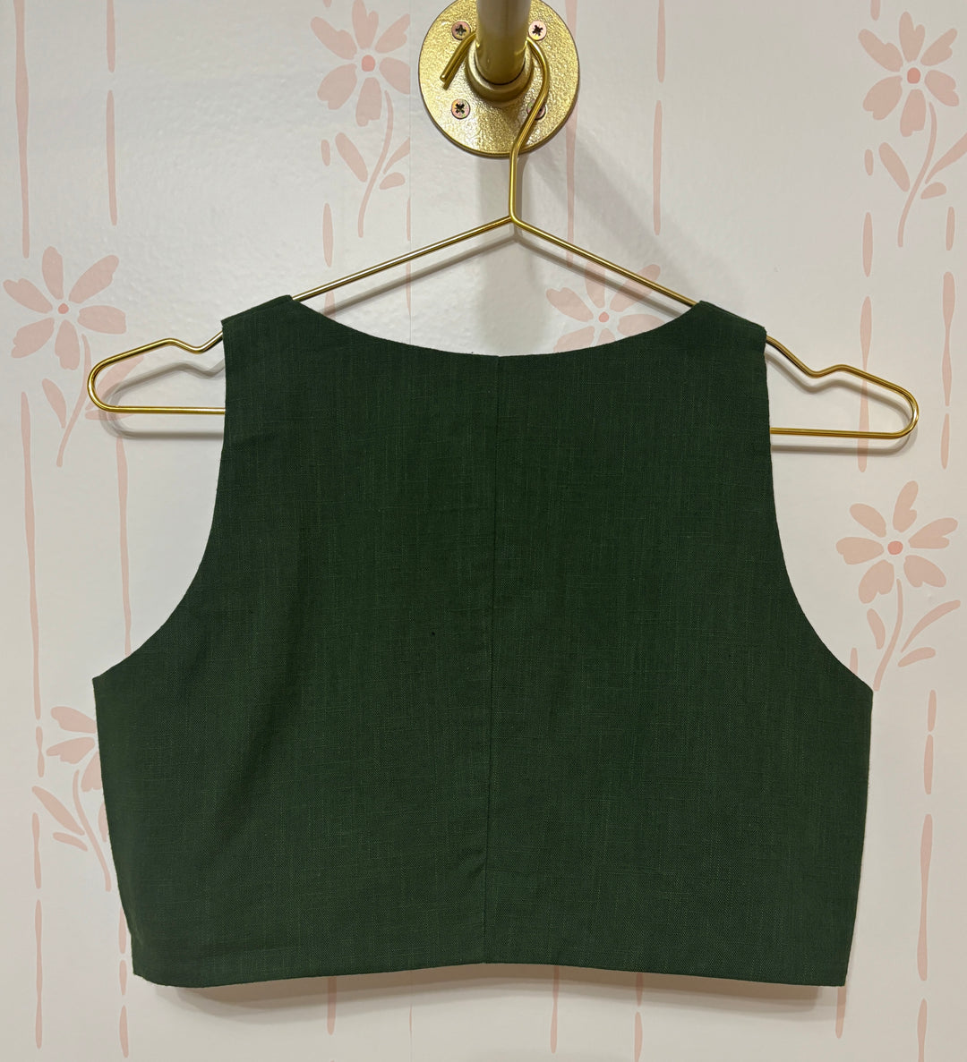 Jade dome neck blouse