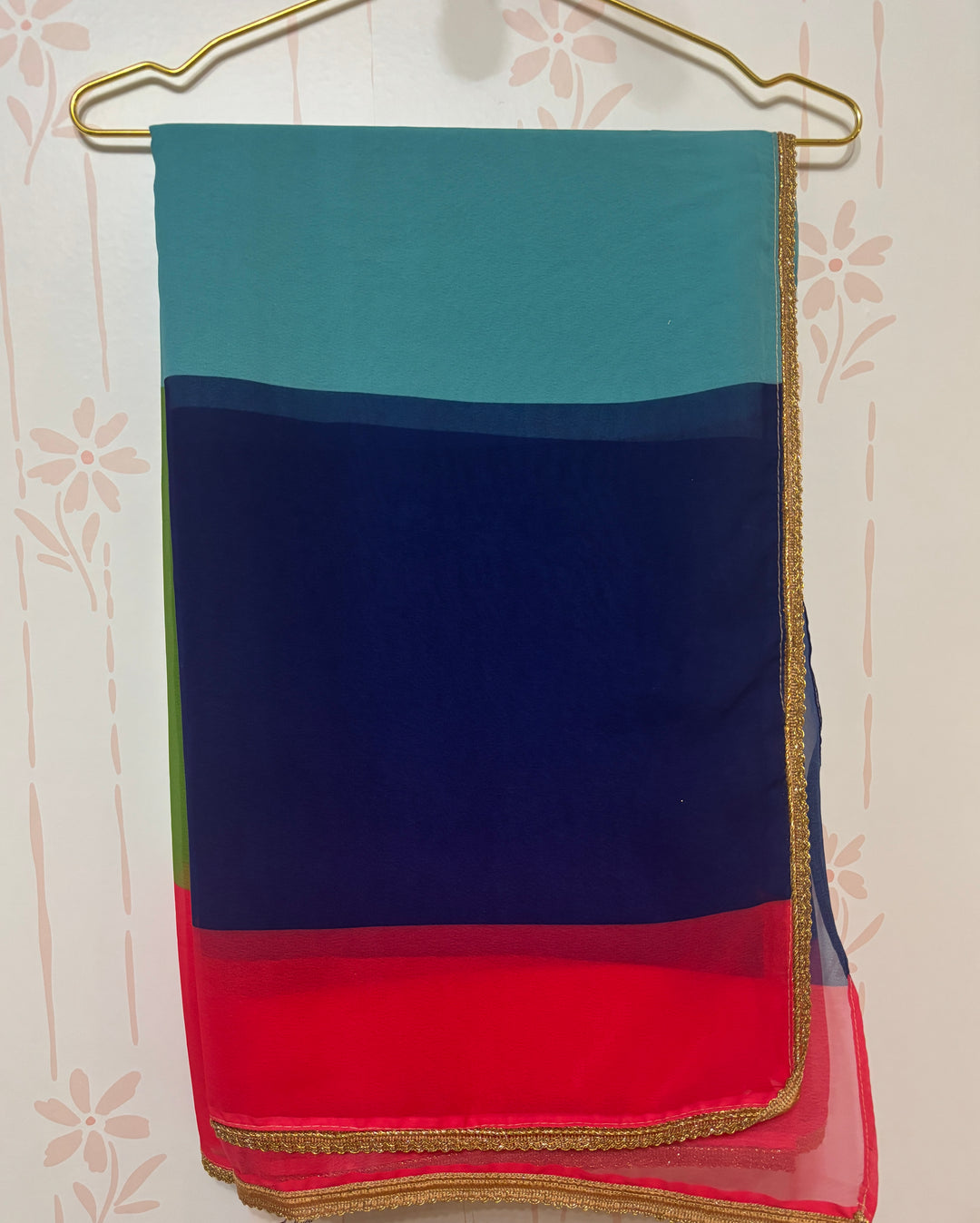 Alia Bhatt inspired georgette saree
