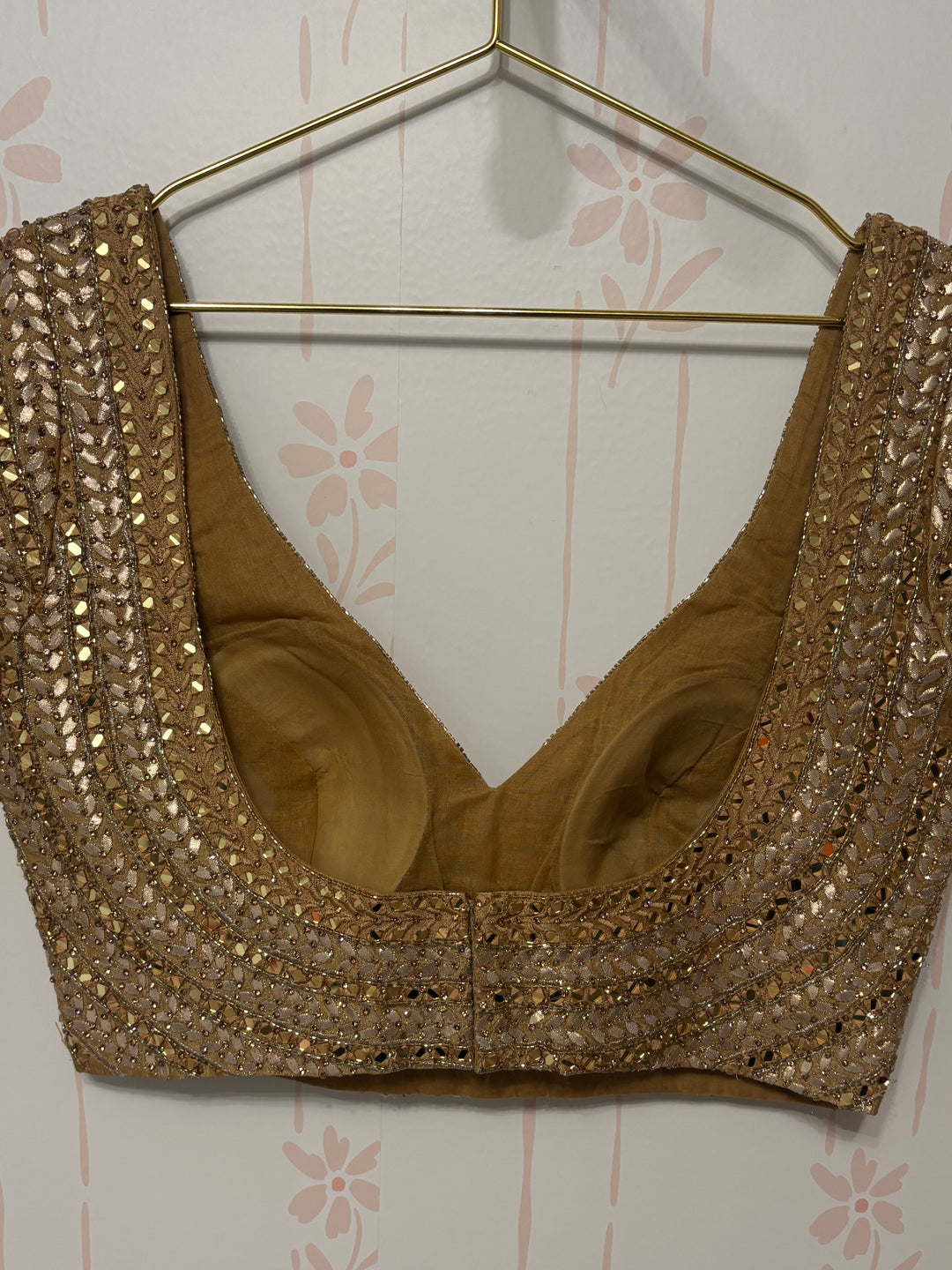 Gold Gota Embroidered Blouse