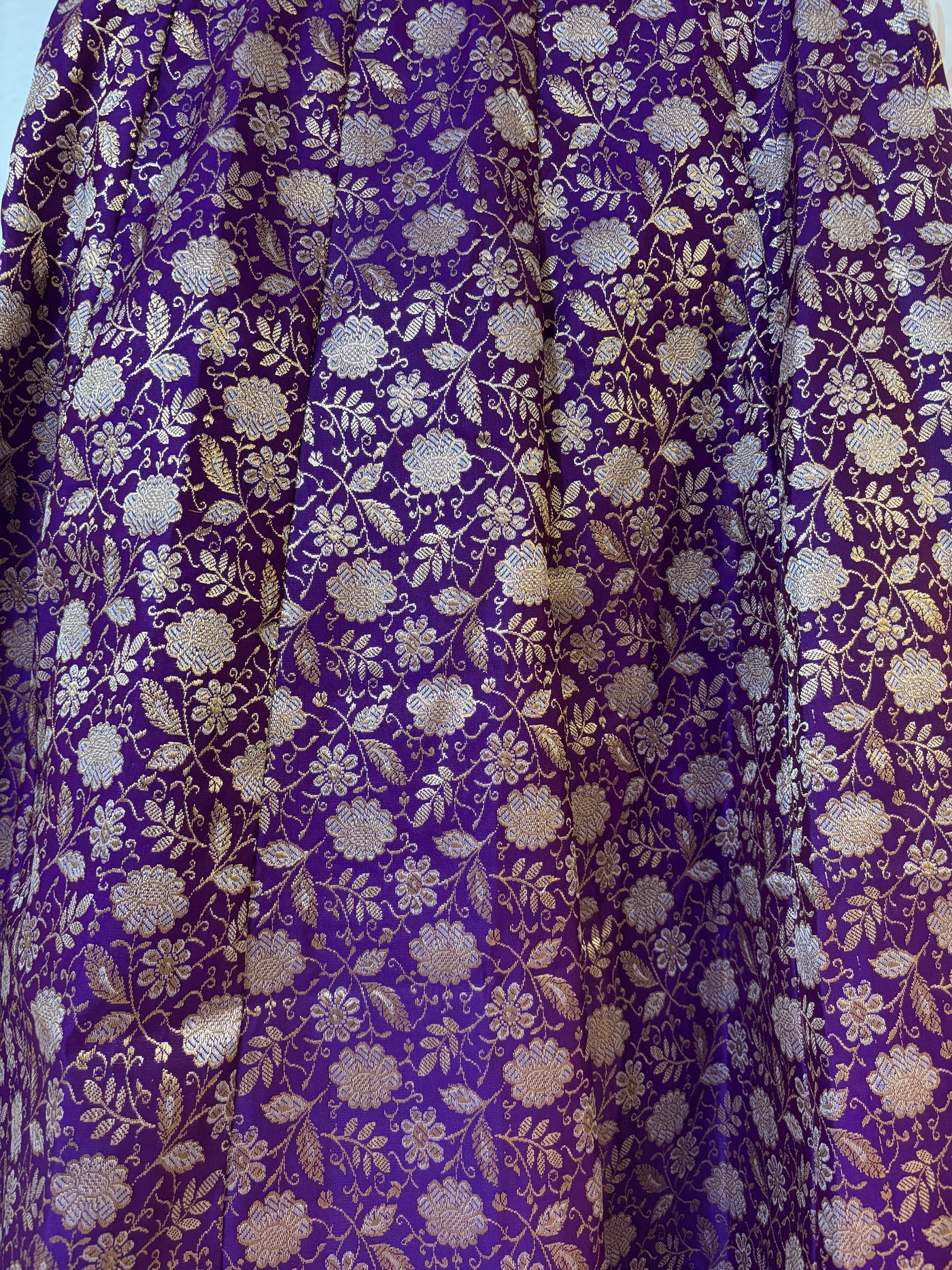 Purple Brocade Lehanga set