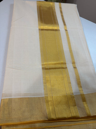 Balaramapuram Premium Handloom Kasavu saree