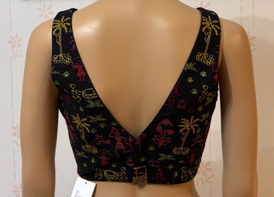 Cotton hand embroidery blouse