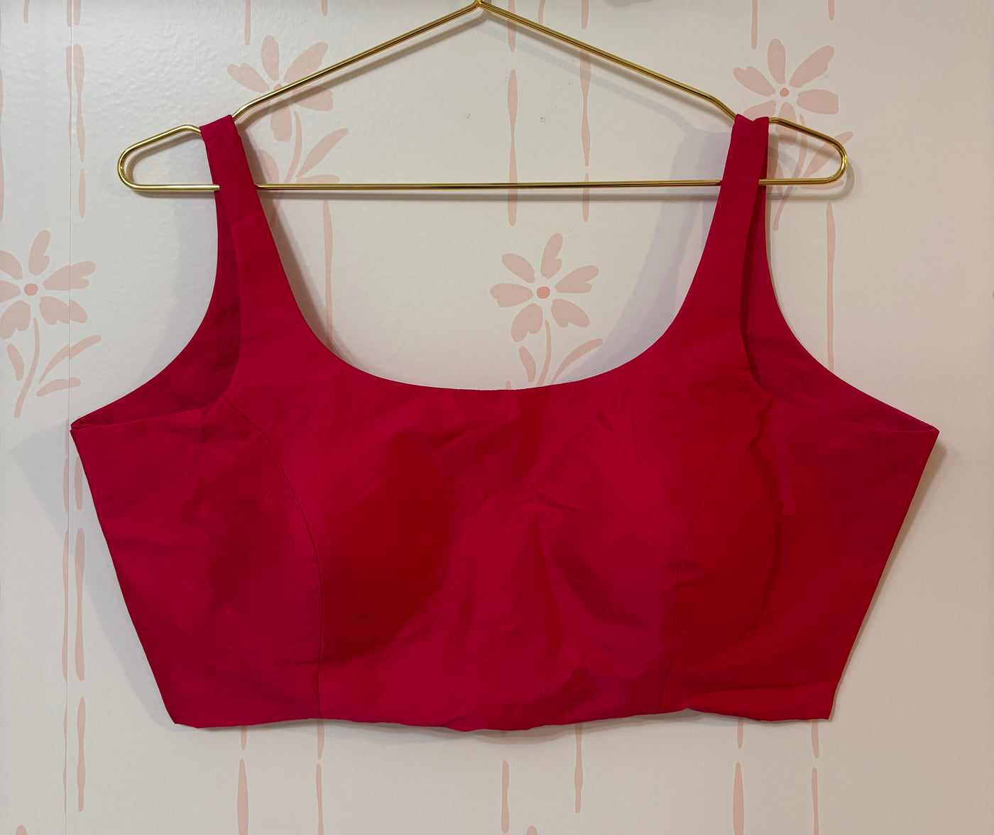 Hot Pink Sleeveless Blouse