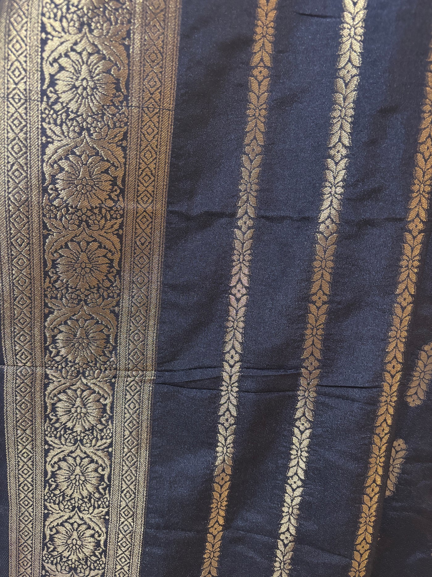 Black Banarasi suit set