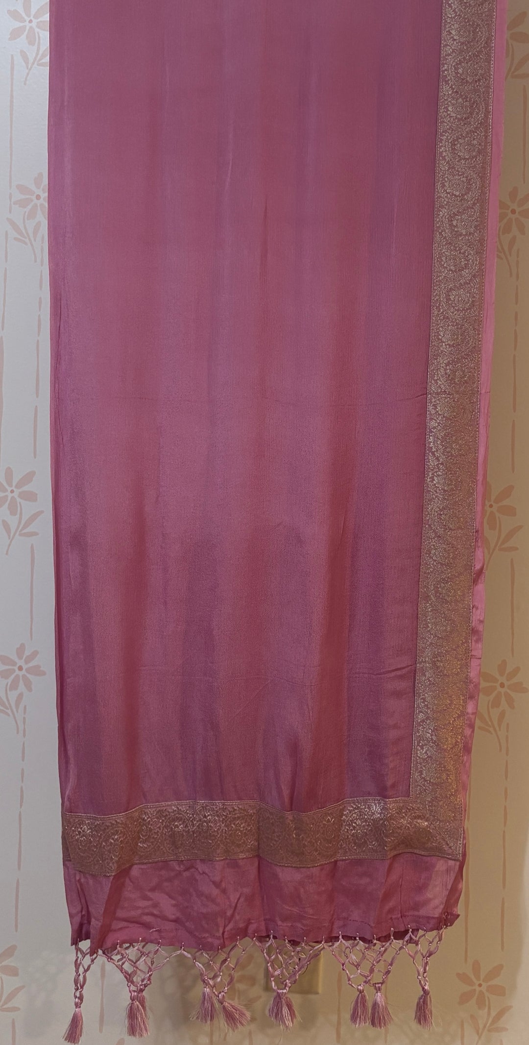 Light Pink brocade Sharara Suit set