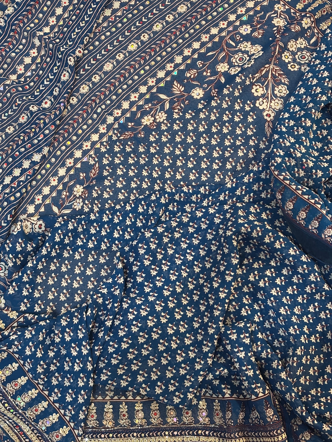 Kareena Kapoor inspired Pita work georgette Saree and blouse set