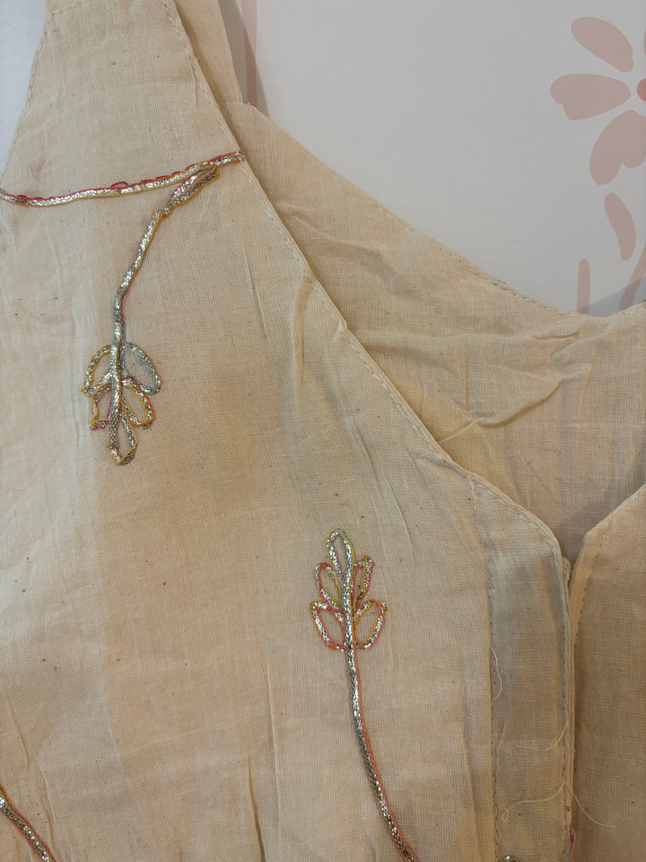 Off white Embroidered blouse