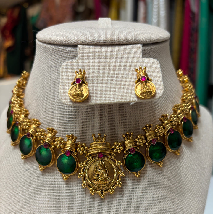 Lakshmi Palakka necklace set