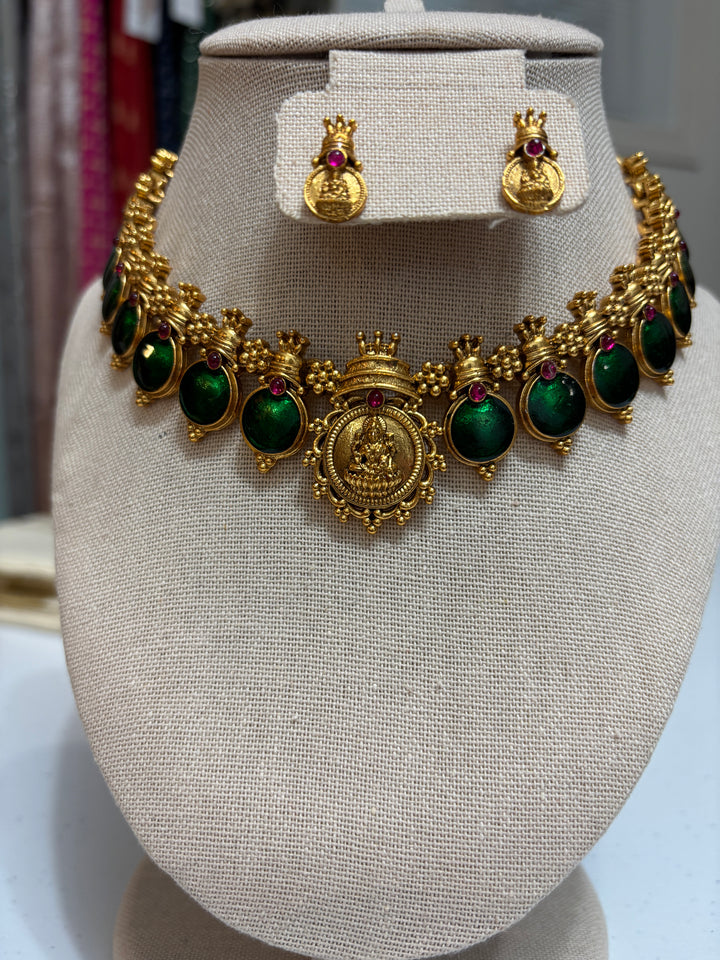 Lakshmi Palakka necklace set