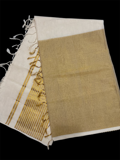Premium Kerala Kasavu Saree with one side border