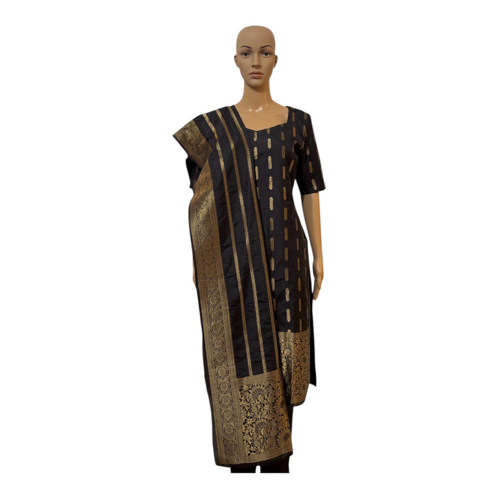 Black Banarasi suit set