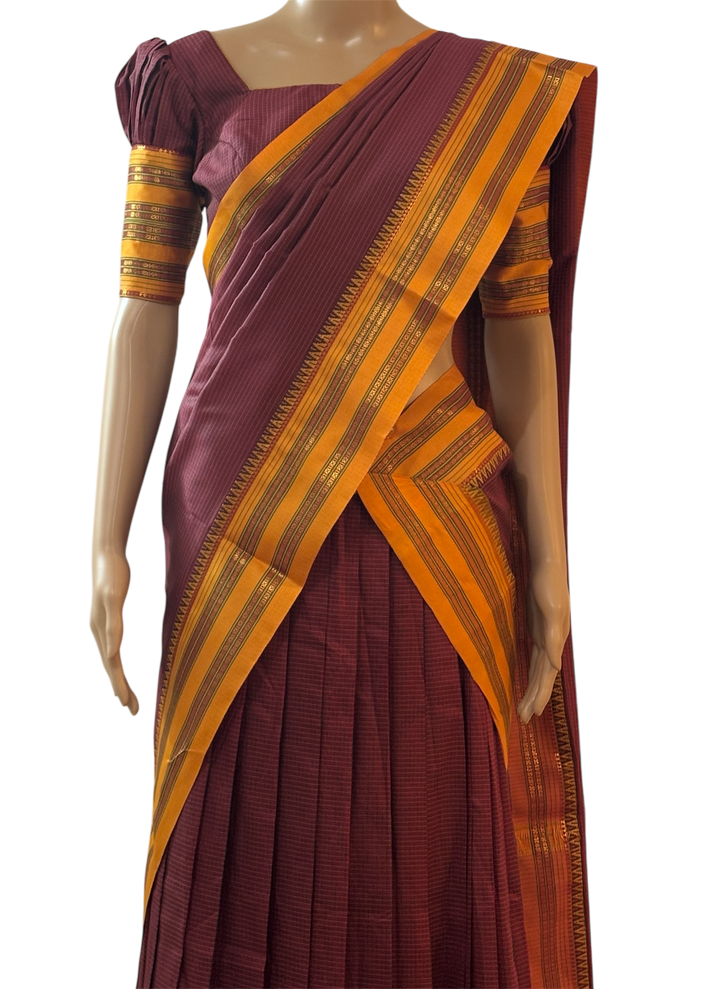 Maroon Narayanpet Lehanga set