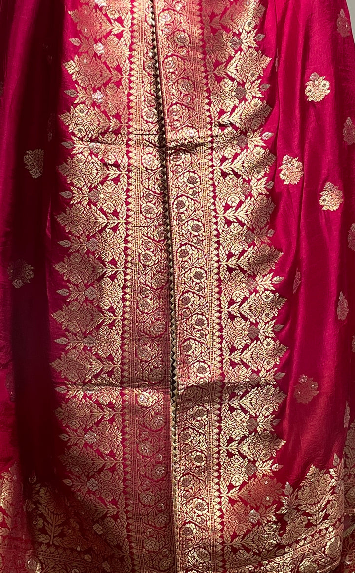 Dual Color Banarasi Dupatta