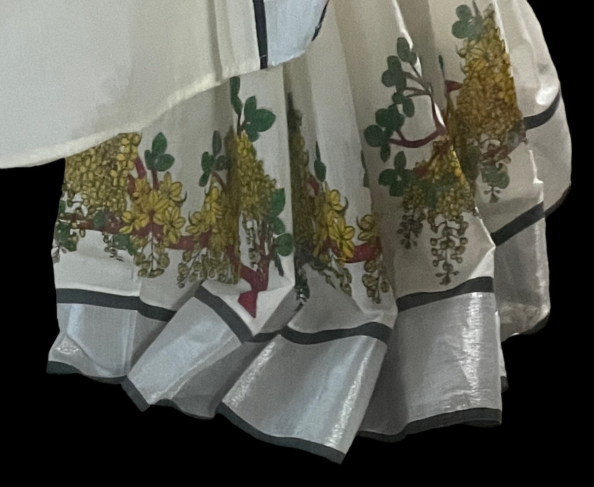 Kerala Cotton KaniKonna Saree