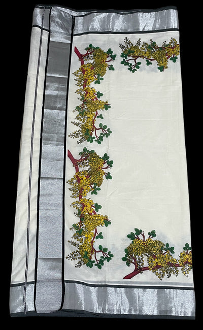 Kerala Cotton KaniKonna Saree