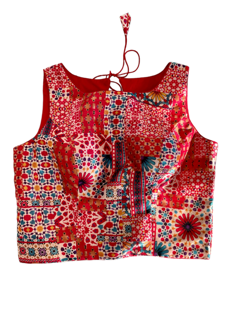 Multicolored Long blouse