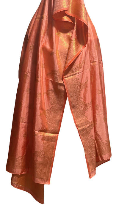 Peach Banarasi Dupatta