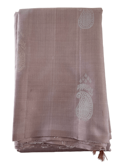 Dusty pink soft silk saree - Mystic Dhaaga